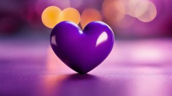 Die Bedeutung des violetten Herzens: Ein tiefgründiger Blick auf das lila Herz Emoji
